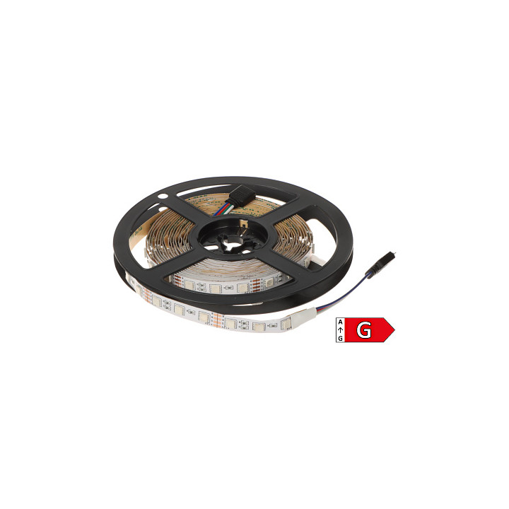 LED lente RGB 12V 14.4W/m 5m SMD 5050 60 LED/m LED60A-12V/14.4W-RGB/5M