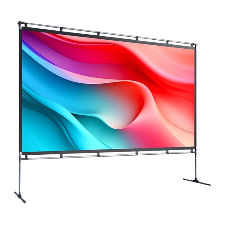 JMGO pārnēsājams ekrāns ar uzglabāšanas somu, 100"
