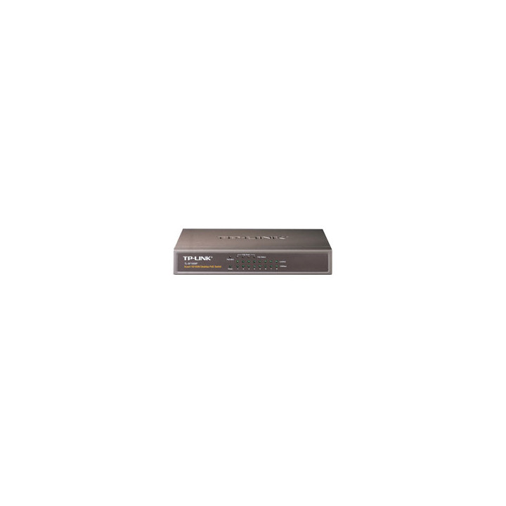TP-Link :: TL-SF1008P — 8 Ethernet-коммутаторов с поддержкой PoE 10/100 Мбит/с