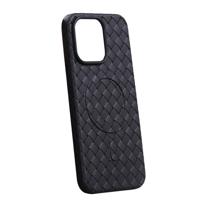 Magnētiski aizsargājošs tālruņa maciņš Joyroom JR-BP005 priekš iPhone 15 Pro (melns)