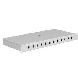 Mantar :: Оптоволоконная патч-панель Стойка 19" 1U SC 12 Simplex