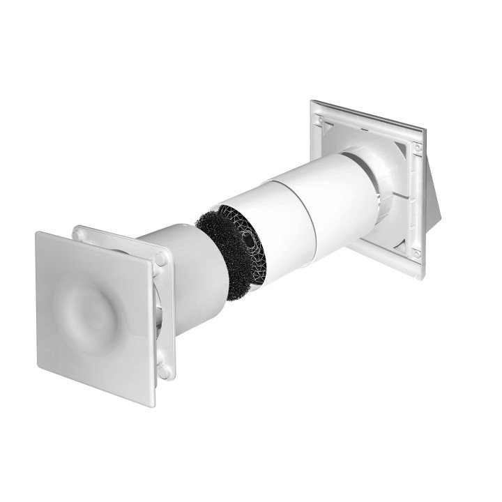 AWENTA HRV125P sienas montējams siltuma atgūšanas ventilators