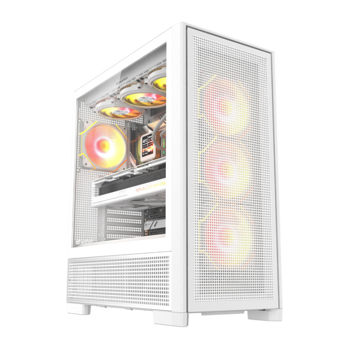 DarkFlash AIRNOVA datora korpuss (balts) + 3 ventilatori