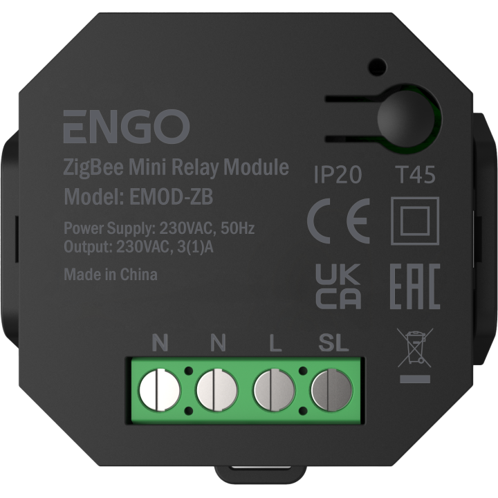 ENGO DAA340 Модуль мини реле Zigbee 3.0 230V
