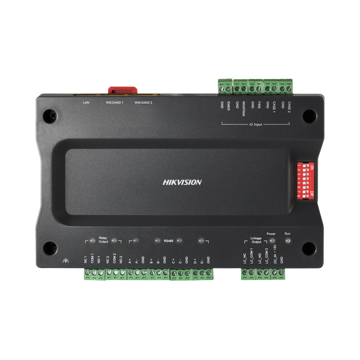 Hikvision DS-K2210 tīkla piekļuves kontrolieris ar RS-485 un Ethernet
