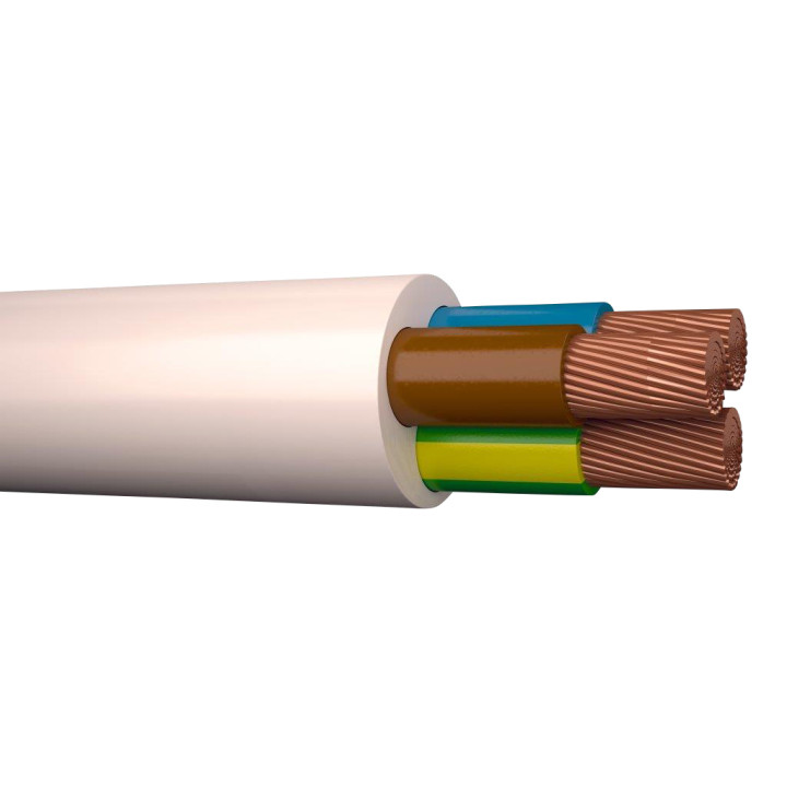 H05VV-F 3G1 elastīgs instalācijas kabelis 1mm² 450V