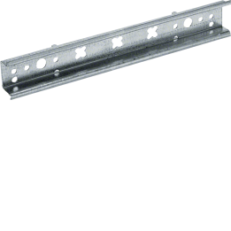 Hager UZ01B7 Universal DIN Rail, 1 Field, 25 Pieces