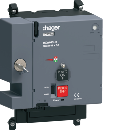 Hager HXW043HK Motor Operator for x630/P630 24-48V DC without Auto-Reset with Key