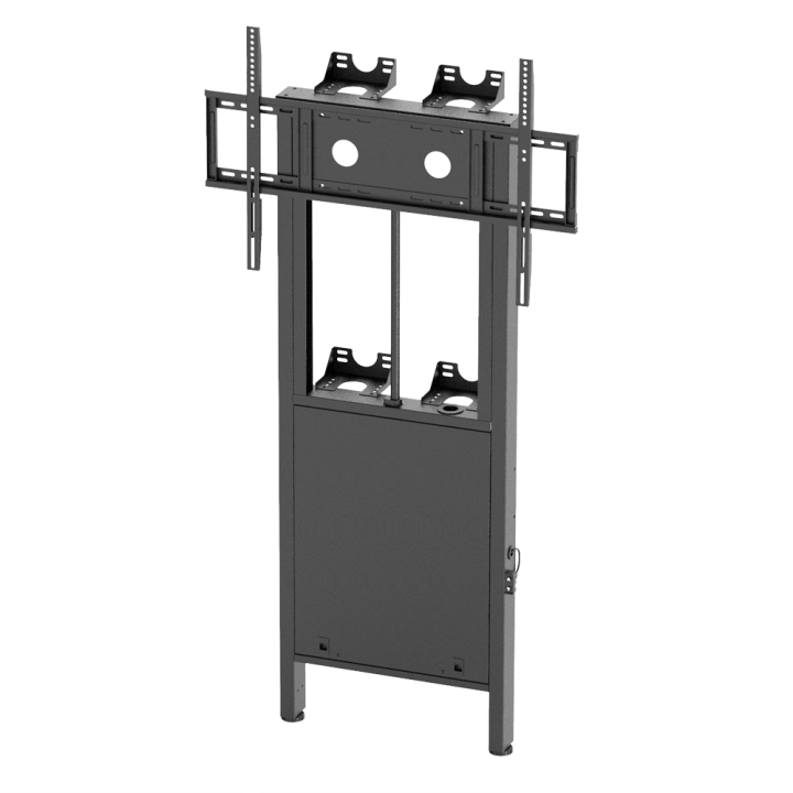 IBOARD IB-EST08-W2-V3-B Universāls montāžas kronšteins – Melns, monitoriem/TV līdz 30kg