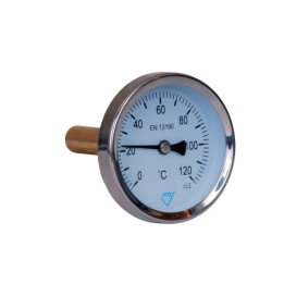 REMART Bimetāla termometrs 100mm ciparnīca 0-120°C