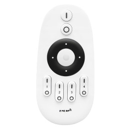 PSMART tālvadības pults 4 zonas DIM CCT kontrollera lentēm Baltas PX sērijas RF 2,4 GHz