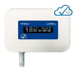 Lumel Temperatūras un mitruma datu reģistrētājs IoT lietojumprogrammām HT20IoT