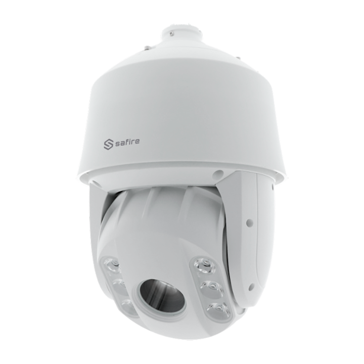 SAFIRE SF-IPSD8732ITA-4U-AI 4MP PTZ ātrgaitas kupola IP kamera ar 35x optisko tālummaiņu, PoE, Wi-Fi, IP66 āra videi