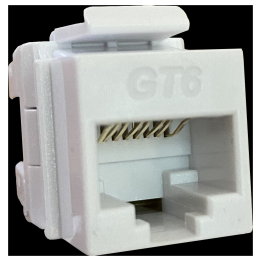 Cat6 UTP Keystone Konektors | RJ45 Punch-Down Modulis