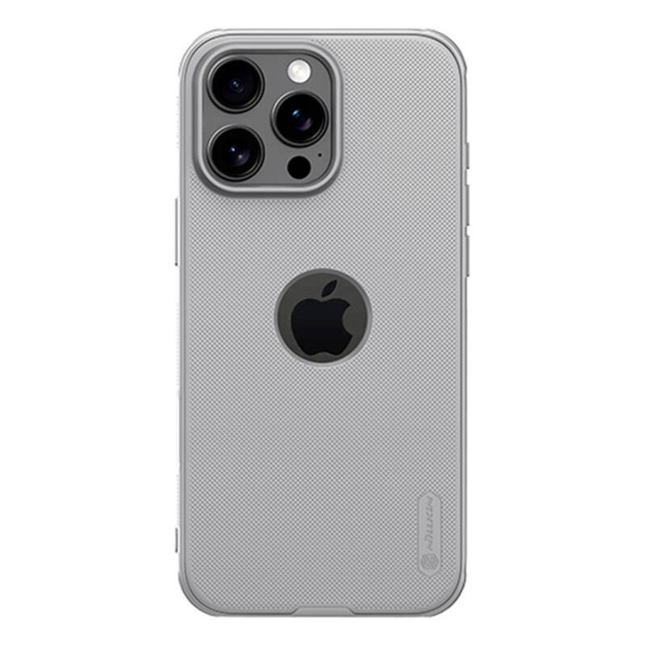 Чехол Nillkin Super Frosted Shield Pro для iPhone 16 Pro (серый)