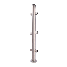 TURBOO TS-HANDRAIL-MIDDLE-HIGH Universāls sienas stiprinājums margām, tērauds, melns