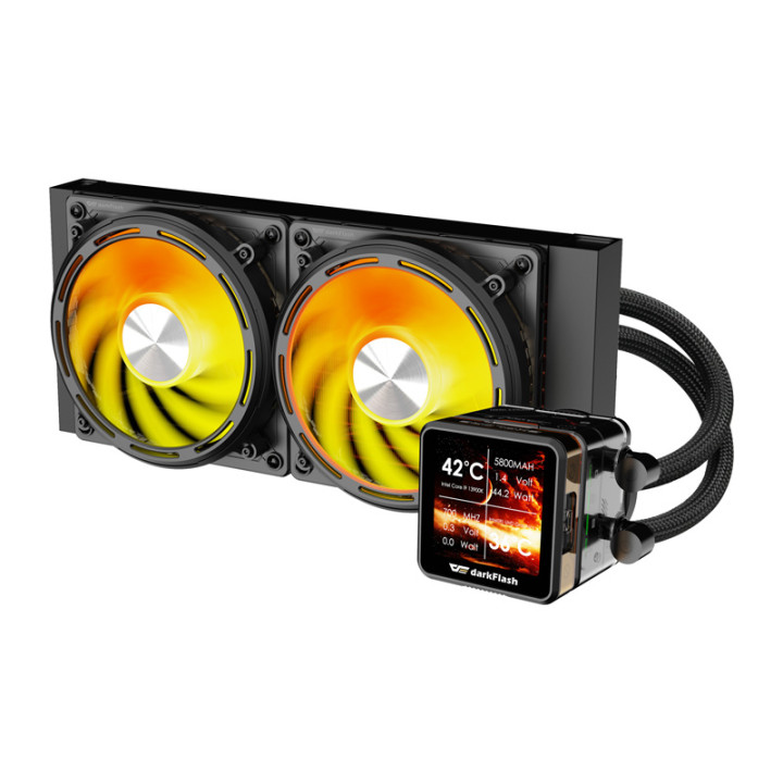 CPU ūdens dzesēšana DE240 (melns)