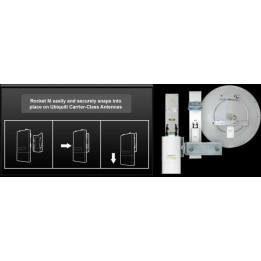 Ubiquiti ROCKETM3 3.5GHz Rocket MIMO AirMax āra piekļuves punkts