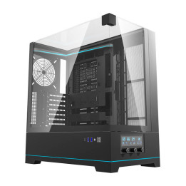 Darkflash DY450 ​​datora korpuss bez ventilatoriem (melns)