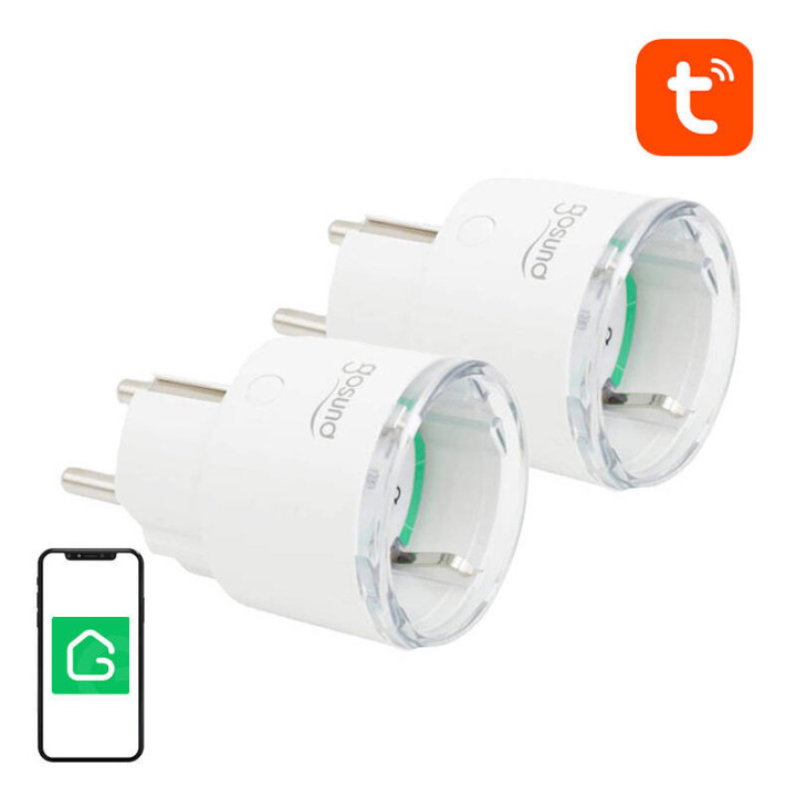 Viedspraudnis WiFi Gosund SP111 3680W 16A, Tuya 2 iepakojumi