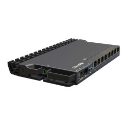 MikroTik RB5009UG+S+IN vadu maršrutētājs 2.5 Gigabit Ethernet melns