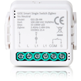 GISE Smart GSS-ZB-NN – viens Zigbee releja modulis bez N