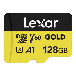 Atmiņas karte Lexar GOLD microSDXC 128GB