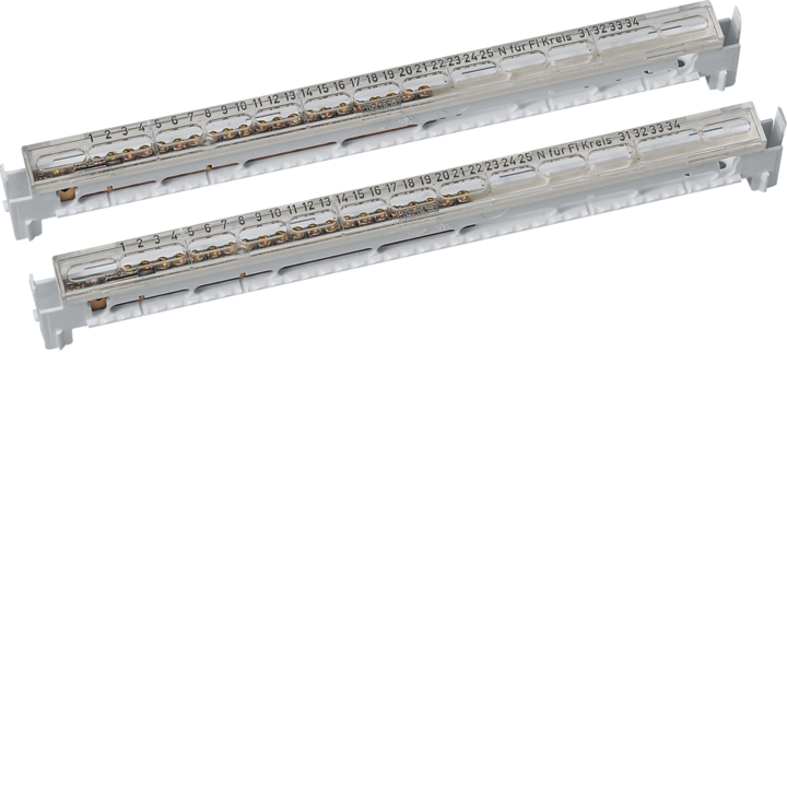 Hager VZ523 PE/N Terminal Support, Volta, 22 Terminals