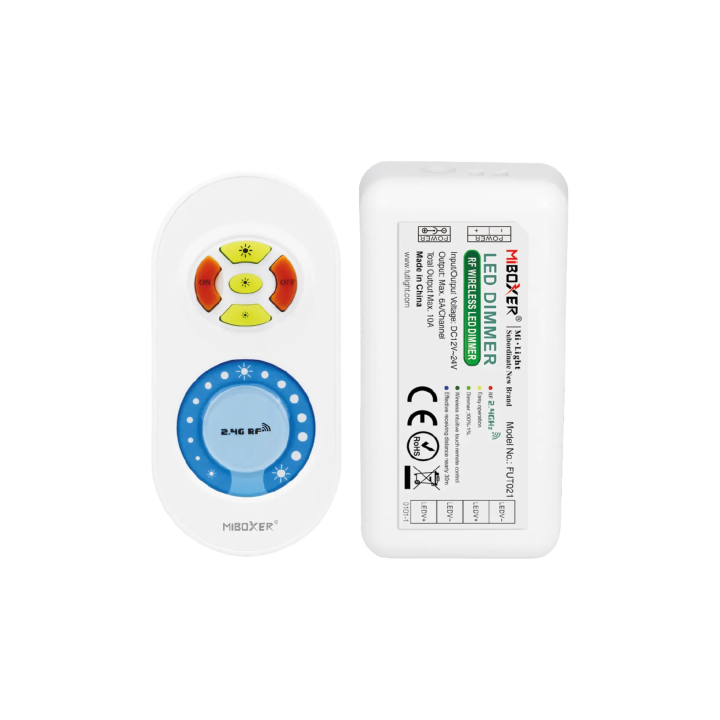 Vadības komplekts Remote + Controller MONO 12-24VDC 10A FUT021