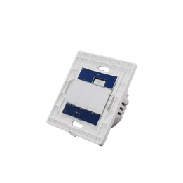 SmartWise T63 UNI Zigbee 3.0 + RF, 3 grupu viedais sienas slēdzis ar universālu vadu un skārienslēdzi, BEZ PRIEKŠĒJĀ PANEĻA
