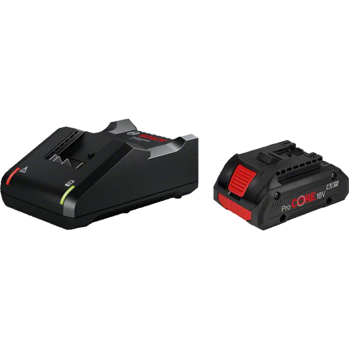 Bosch ProCORE 18V 4.0 Ah akumulatora komplekts - ātrais lādes