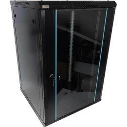 Pulsar 19" 18U Настенный шкаф RACK для сборки 600x600 мм Черный