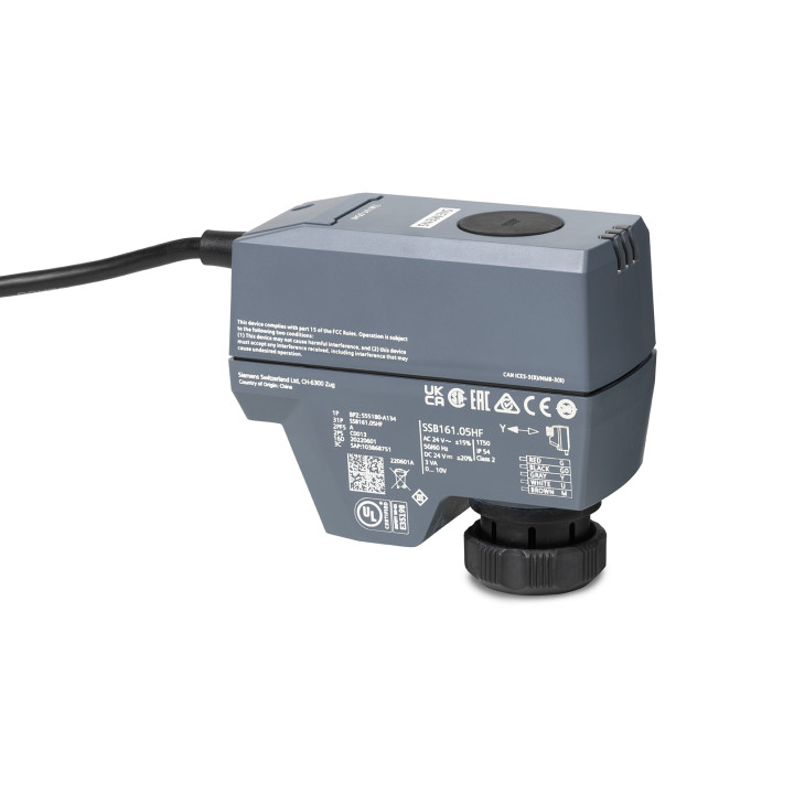 SIEMENS SSB161.05HF Aktuators 200N 24V 0-10V