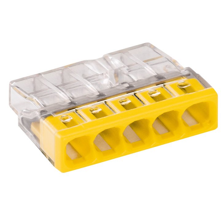 WAGO 2273-205 Kompaktais savienojums 5-vietu 450V