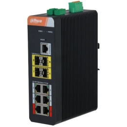 PRAMONINIS SWITCH'AS IS4410-6GT-120 6 ПРИЕВАДО + 4X SFP DAHUA