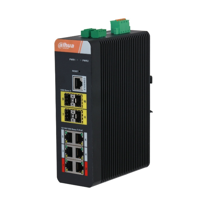 PRAMONINIS SWITCH'AS IS4410-6GT-120 6 ПРИЕВАДО + 4X SFP DAHUA