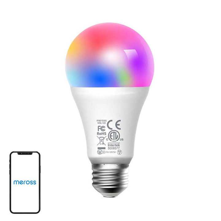 Meross MSL120 WiFi viedā LED spuldze (HomeKit)