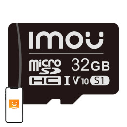 Карта памяти IMOU ST2-32-S1 microSD 32GB (UHS-I, SDHC, Class 10/U1/V10, 90/20 MB/s)