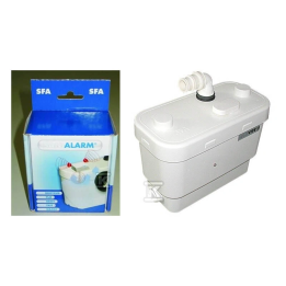 SFA Sanivite Sil Pump (trauku mazgājamā mašīna, veļas telpa, vannas istaba bez tualetes) + SANIALARM