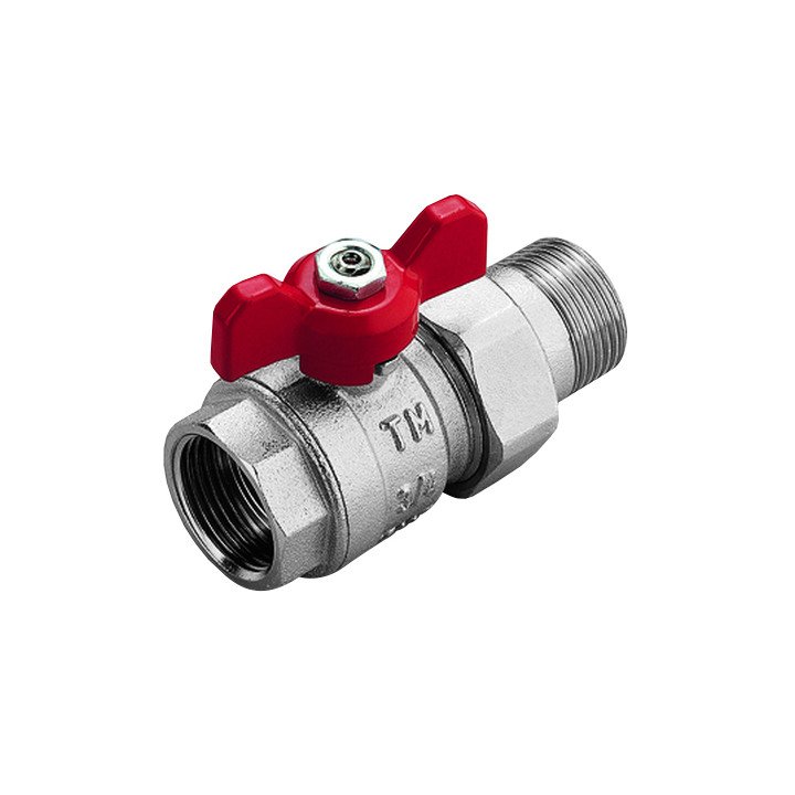 TIEMME шаровой кран 3/4" М/Ж с рукояткой