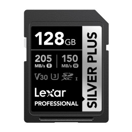 Lexar Professional SILVER PLUS SDXC 128GB atmiņas karte