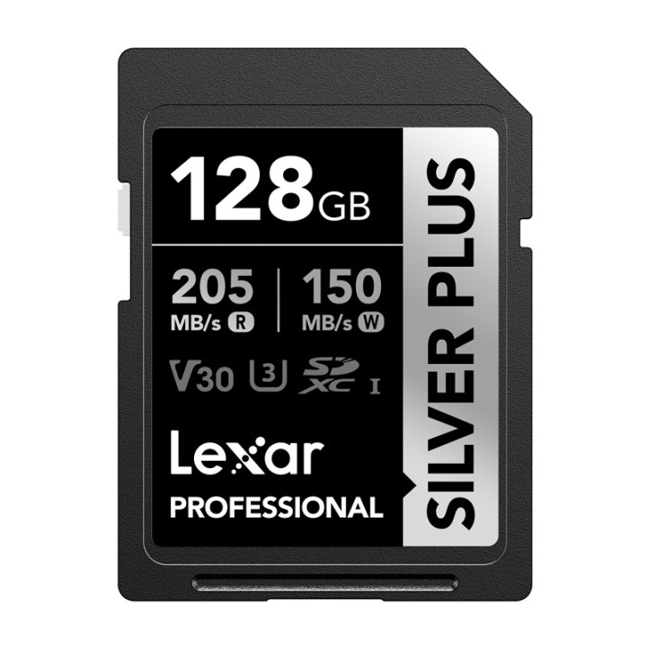 Lexar Professional SILVER PLUS SDXC 128GB atmiņas karte