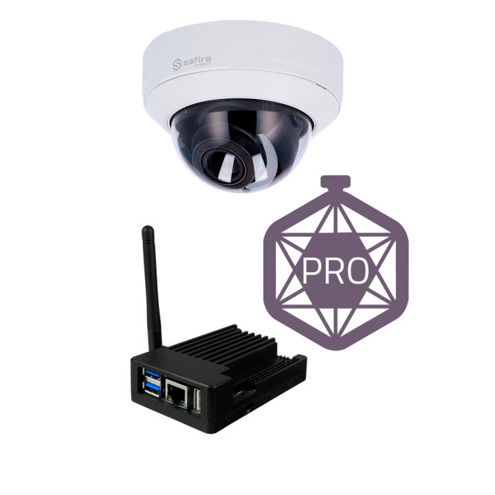SAFIRE LINK KIT-PEOPLECOUNT-SF-PRO Cilvēku skaitīšanas sensors ar Wi-Fi, multisensors (temperatūra, mitrums, gaisma, kustība)