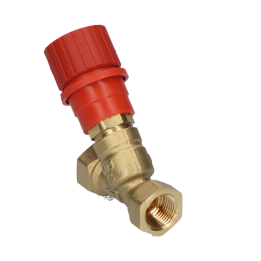 Resideo Braukmann V5000 Kombi-3-plus vadības vārsts, sarkans, padeve, iekšējā vītne 1/2 collas