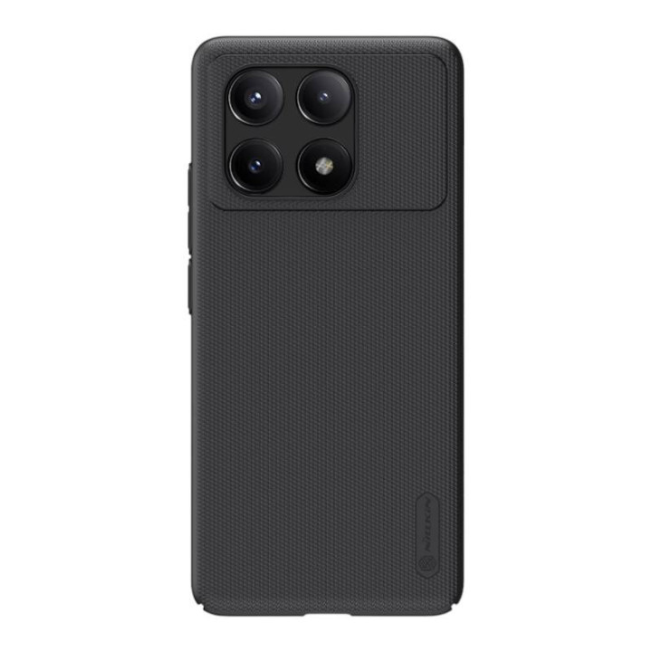 Case Nillkin Super Frosted Shield Pro priekš Xiaomi Redmi K70E/Poco X6 Pro 5G (melns)