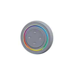 Sienas kontrolieris RGB+CCT apaļš 1-zona 2xAAA pelēks S2-G