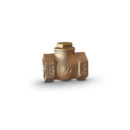Vienvirziena vārsts 1/2" Bronza Atspere EPDM blīve