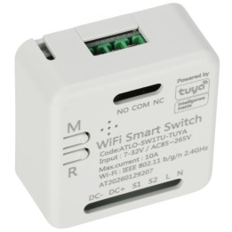 ATLO ATLO-SW1TU-TUYA Viedais Wi-Fi sienas slēdzis, saderīgs ar Tuya, balss vadība ar Alexa un Google Home