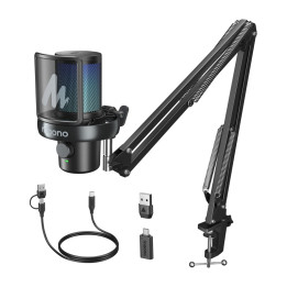 Maono DM40 S Pro mikrofons (melns)