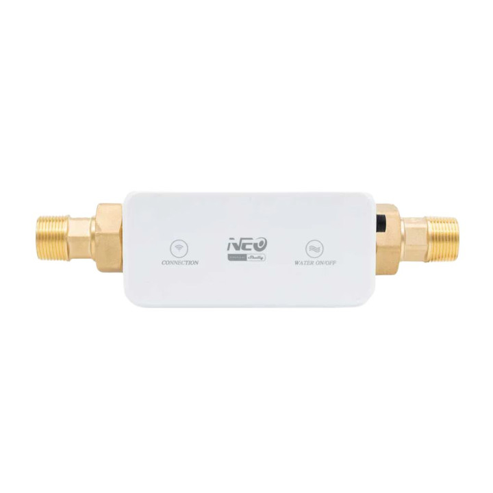 Shelly Europe Neo Smart Ūdens Vārsts NAS-WV02W Wi-Fi Automātiskais Slēgvārsts